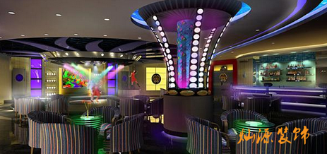 炫彩的南寧酒吧裝修、會所裝修讓你唱飲人生