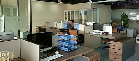 航洋簡(jiǎn)單幾何辦公室裝修竣工驗(yàn)收合格，慶祝喬遷之喜