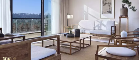 中式簡單點綴，使南寧辦公室裝修更顯氣質