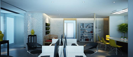 能容納10個人的小型辦公室設計，你肯定猜不到面積