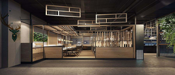 loft餐廳設計中燈光設計