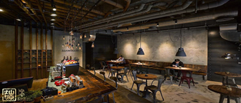 個性年輕態(tài)咖啡廳設(shè)計也要工業(yè)風(fēng)