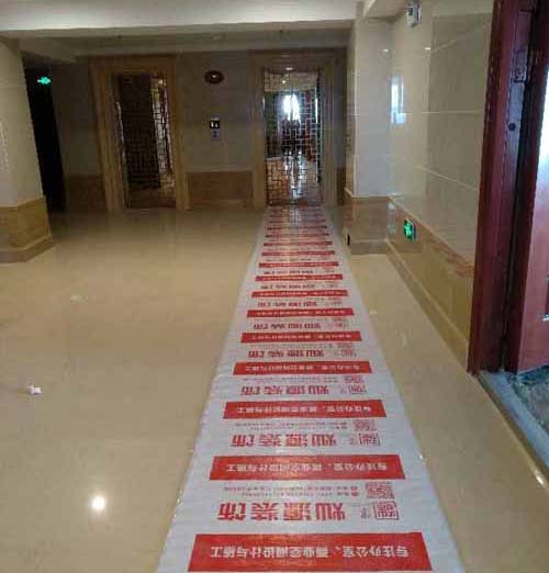 麒麟大廈辦公室裝修施工現場-燦源裝飾