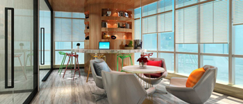 辦公室裝修秘籍之接待區如何實現差異化裝飾