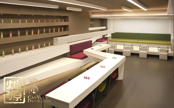 美容店設計裝修效果圖之修甲區