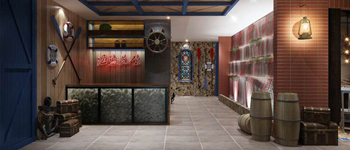 海盜餐廳設計創意難實現？設計師通過三招讓其情景交融