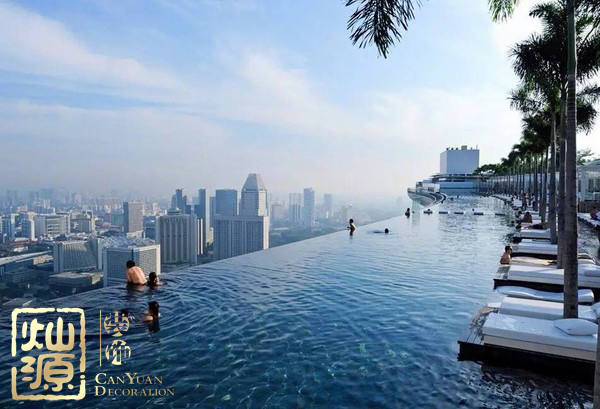 全球首個無邊泳池即將開建 屋頂泳池或將成為旅店新寵