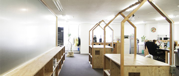 日本名古屋簡易工業風辦公室設計  務實低調卻充滿溫情的辦公空間