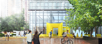 共享辦公空間設(shè)計理念實踐    借鑒圖書館模式打造靈活可變的快遞公司辦公室