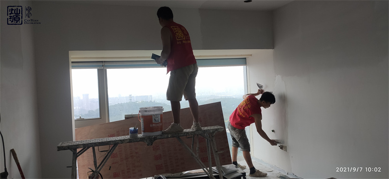 南寧口腔醫院裝修施工現場