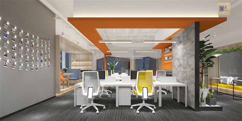  南寧辦公室裝修公司&mdash;燦源裝飾走廊設(shè)計效果圖