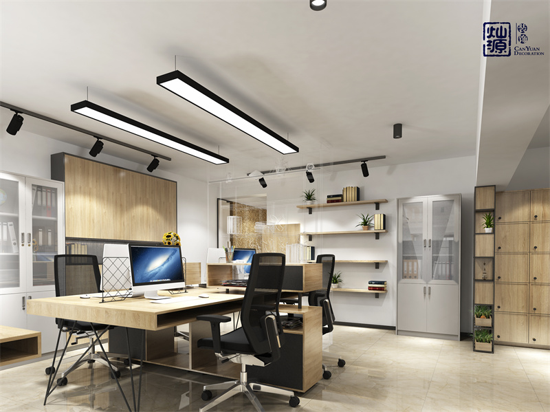 1分鐘看完小平米辦公室裝修設計要點，坐一天都不累！