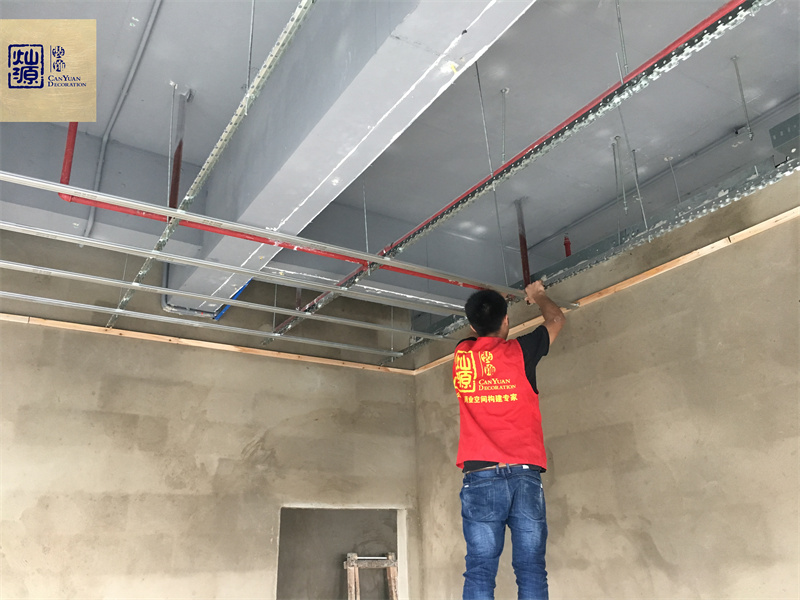 南寧美容裝修設計公司&mdash;燦源裝飾施工現場