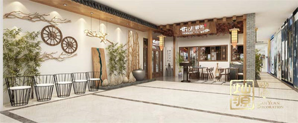 店鋪設計裝修實景圖&mdash;燦源裝飾