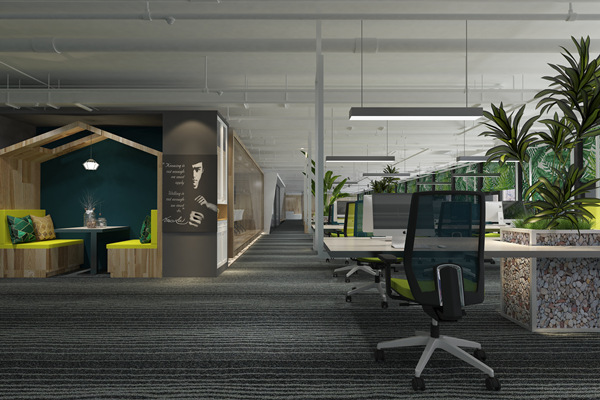 辦公室設計裝修效果圖&mdash;燦源裝飾
