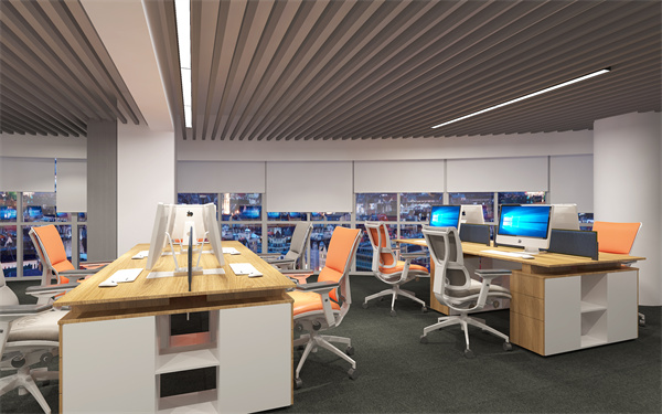 辦公室設計裝修效果圖&mdash;燦源裝飾