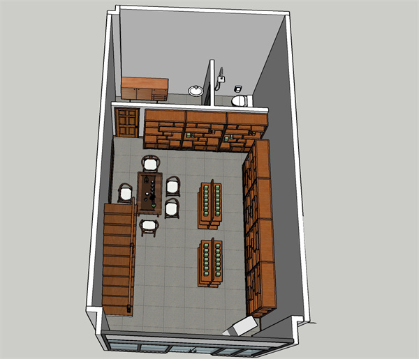 店鋪設計裝修平面布局&mdash;燦源裝飾