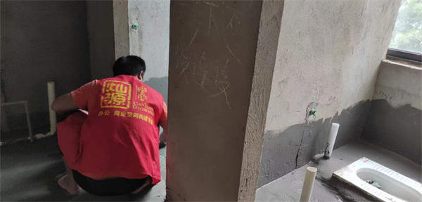 南寧辦公室裝修施工現場&mdash;燦源裝飾