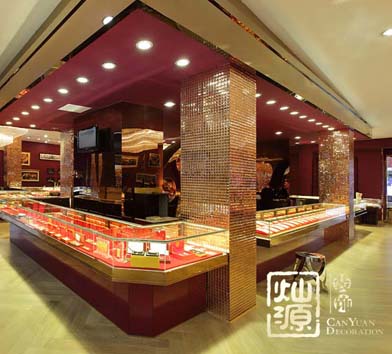 萬寶緣珠寶展廳裝修案例-燦源裝飾 萬寶緣珠寶展廳裝修案例-燦源裝飾