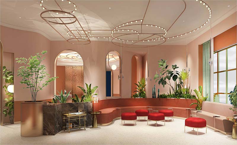 南寧美容院設計裝修效果圖 南寧美容院設計裝修效果圖