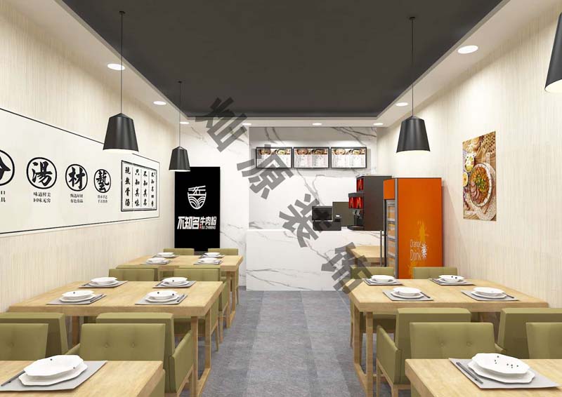 南寧牛肉粉店裝修效果圖 南寧牛肉粉店裝修效果圖