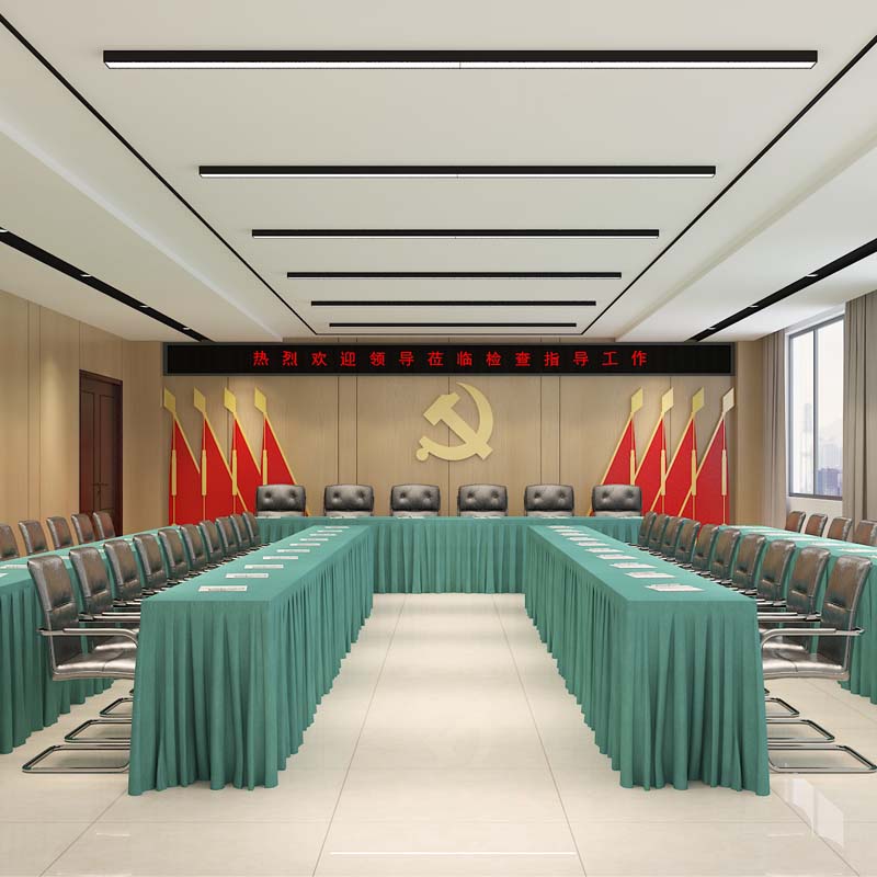 “特色定制、簡約大氣”——中建西部南寧會議室餐廳設(shè)計(jì)裝修案例-燦源裝飾