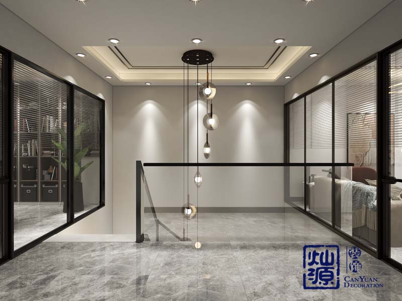 loft辦公室設計裝修效果圖之樓梯—燦源裝飾 loft辦公室設計裝修效果圖之樓梯—燦源裝飾