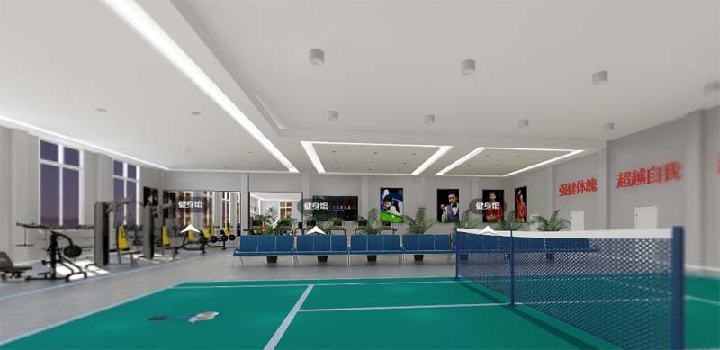 健身會所設計裝修效果圖—燦源裝飾 健身會所設計裝修效果圖—燦源裝飾