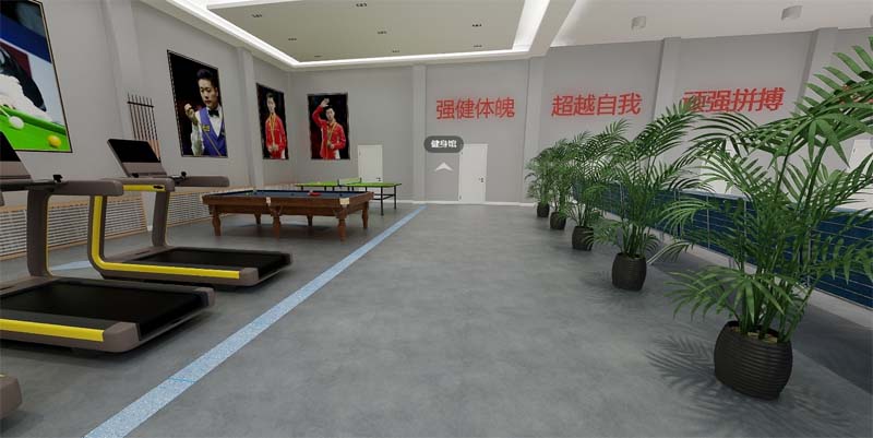 健身會所設計裝修效果圖—燦源裝飾 健身會所設計裝修效果圖—燦源裝飾