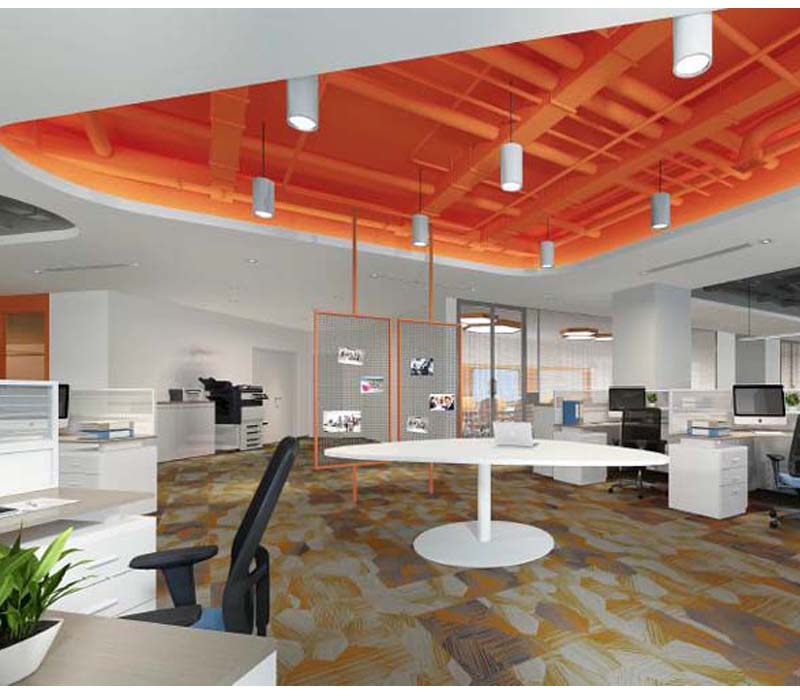 潮人潮色潮裝修，00后超愛辦公室設(shè)計裝修效果圖看這里！—燦源裝飾